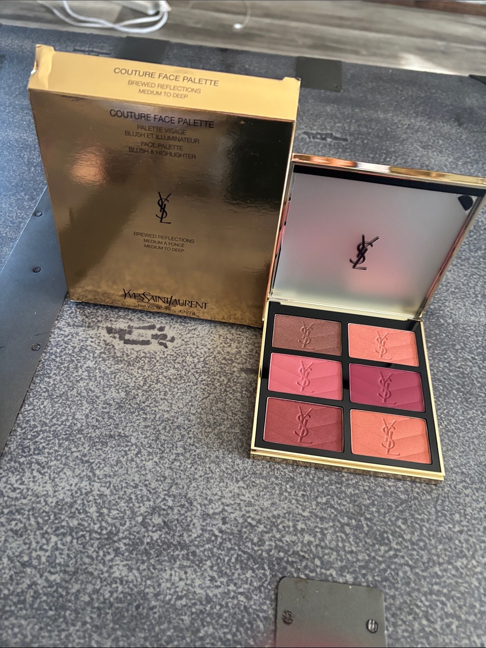 Yves Saint Laurent Blush Palette — Pink, Coral & Rosewood Tones